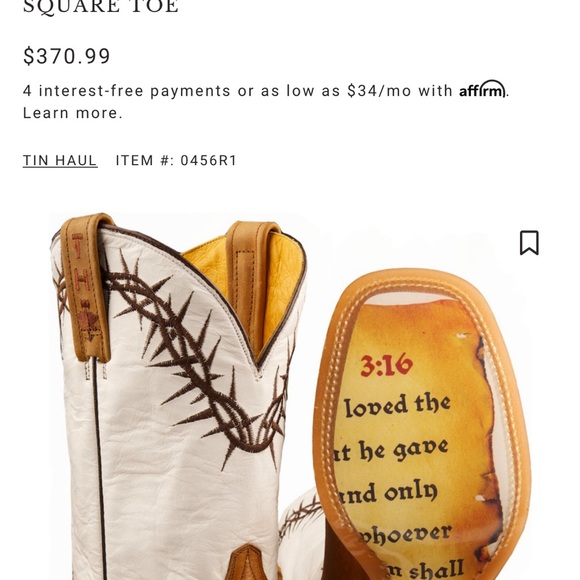 Men’s Tin Haul boots size 8d - Picture 4 of 6